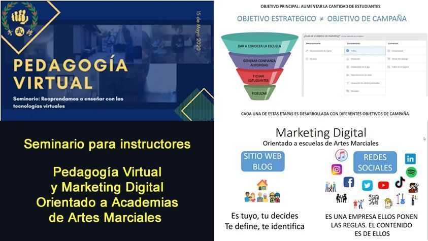 Seminario Online Para instructores de Artes Marciales